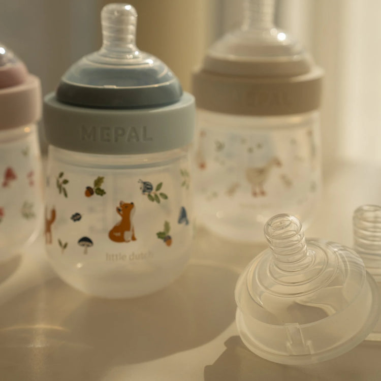 MEPAL. Baby bottles Mio fast (6+ months) flow teats - set of 2 - Transparent
