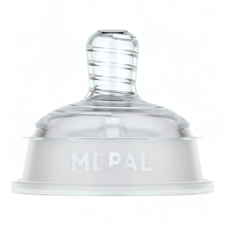 MEPAL. Baby bottles Mio fast (6+ months) flow teats - set of 2 - Transparent