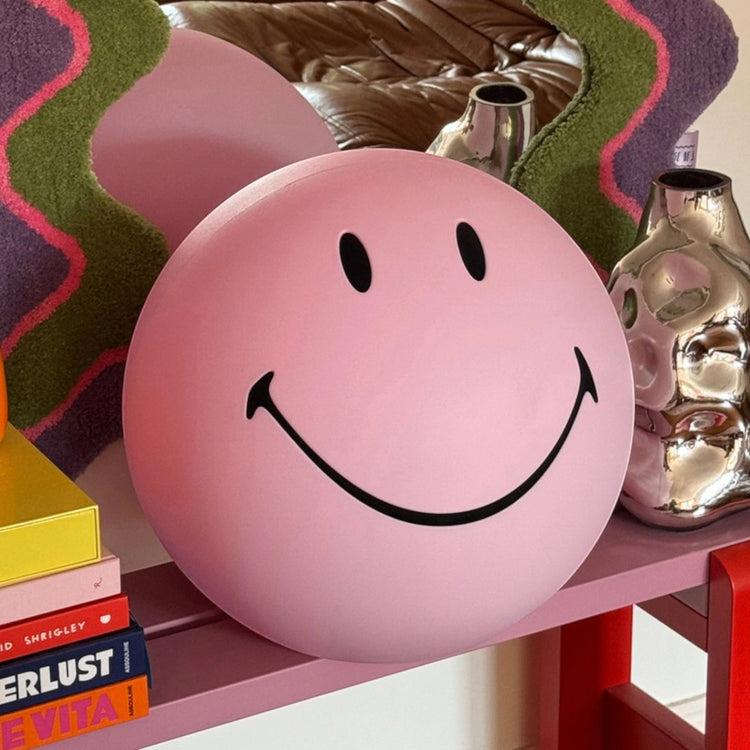 MR MARIA. Φωτιστικό νυχτός Smiley XL - ροζ