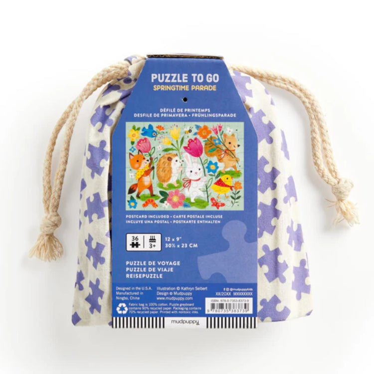 MUDPUPPY. 36 pcs Puzzle to go Springtime Parade