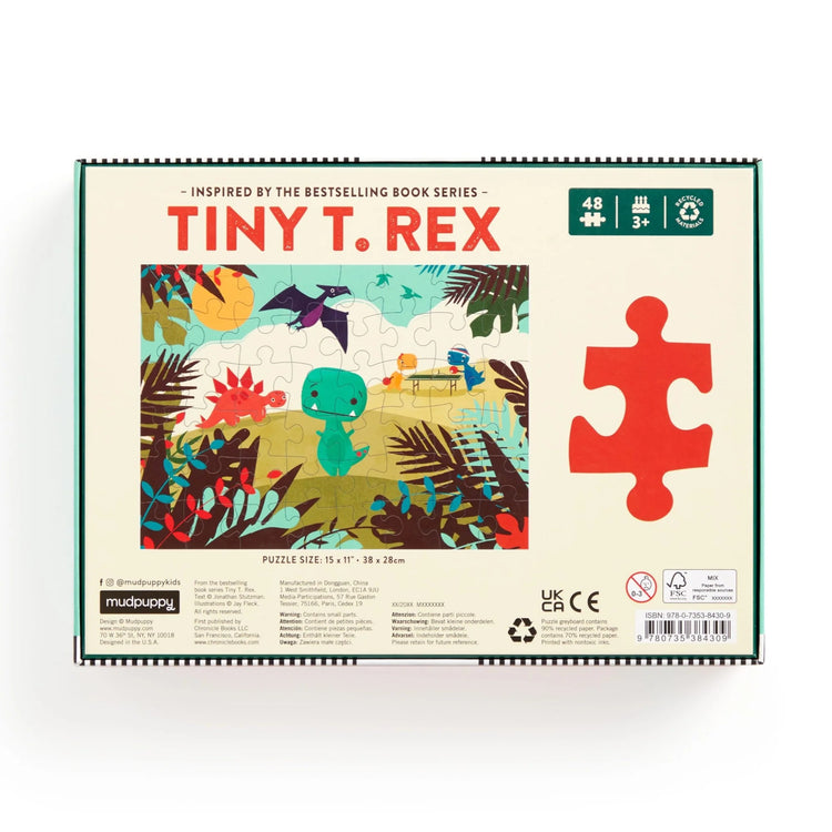 MUDPUPPY. Παζλ 48 κομματιών Rex ο μικρός Δεινόσαυρος