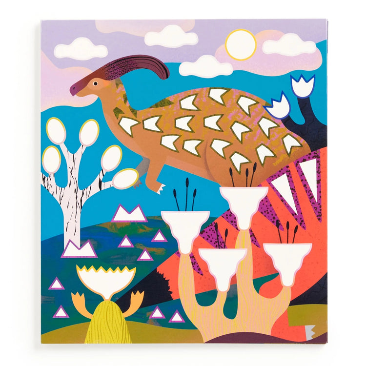 MUDPUPPY. Dinosaur Land Sticker Sparkle Poster Activity Kit