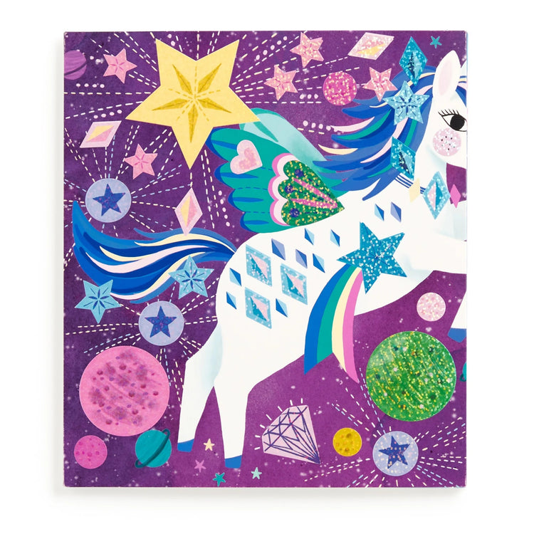 MUDPUPPY. Unicorn Magic Sticker Sparkle Poster Activity Kit