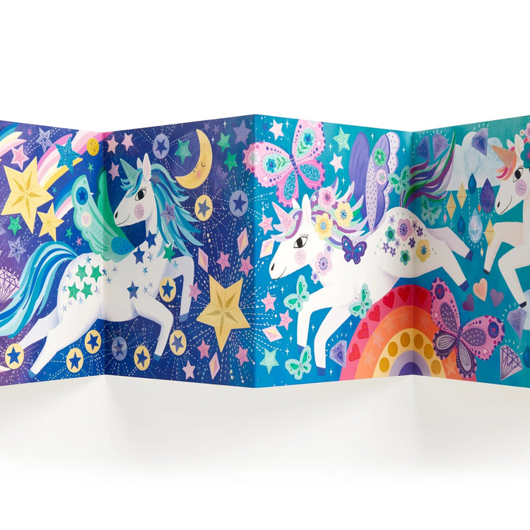 MUDPUPPY. Unicorn Magic Sticker Sparkle Poster Activity Kit