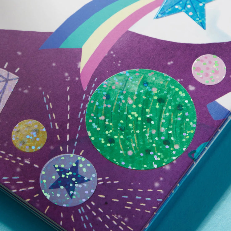 MUDPUPPY. Unicorn Magic Sticker Sparkle Poster Activity Kit