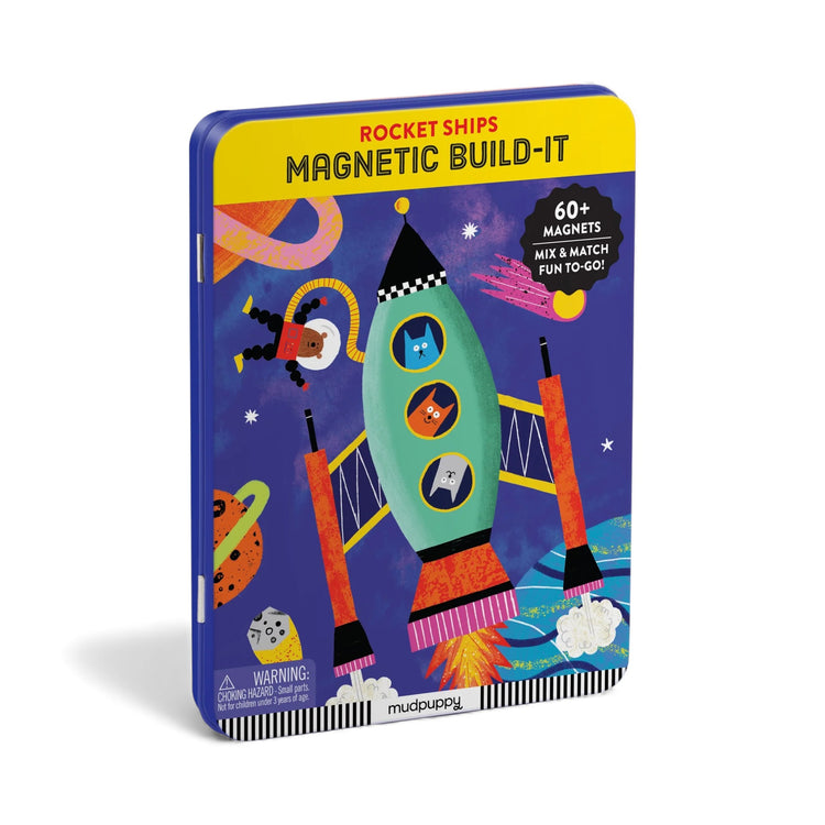MUDPUPPY. Rocket Ships Magnetic Build-it