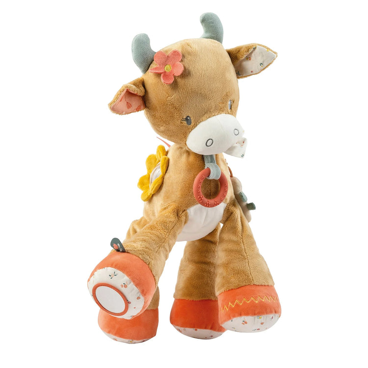 MILA, ZOE & LANA. Activity cuddly cow Mila