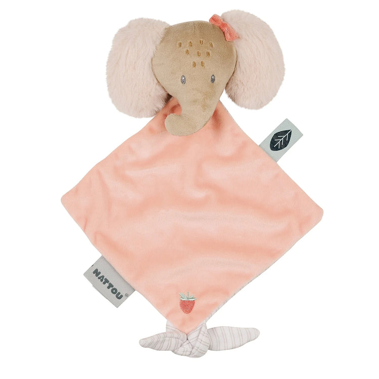 FLO, ERNEST & OLI. Small Comforter Doudou Elephant Oli (pink)