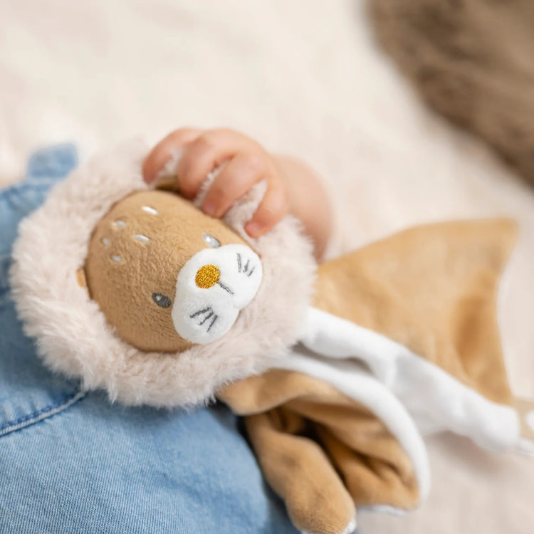 FLO, ERNEST & OLI. Comforter Doudou Lion Ernest (brown)