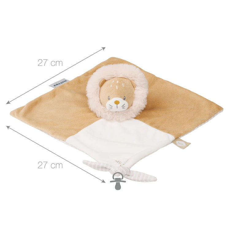 FLO, ERNEST & OLI. Comforter Doudou Lion Ernest (brown)