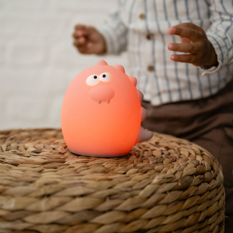 NIGHTLIGHTS. Baby night light dino pink