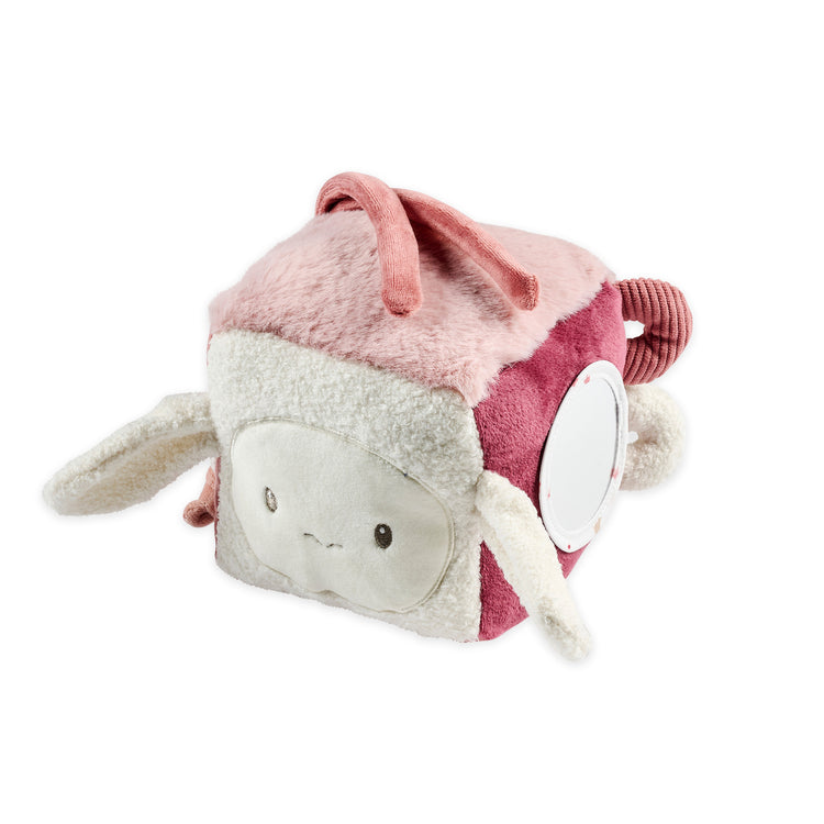LAPIDOU. Soft Activity Cube - Powder Pink