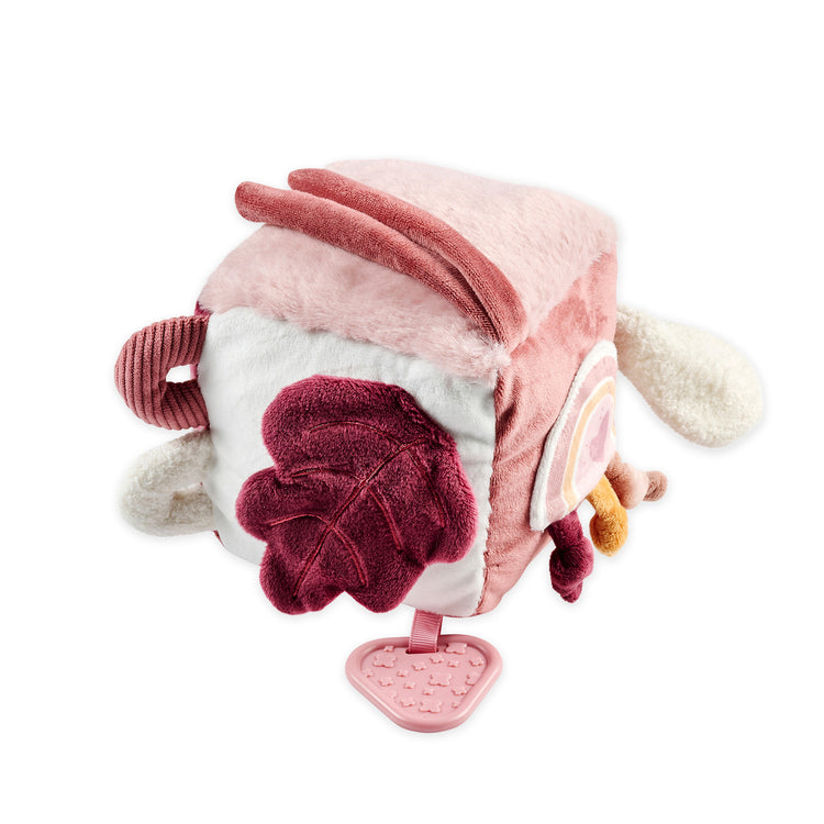 LAPIDOU. Soft Activity Cube - Powder Pink