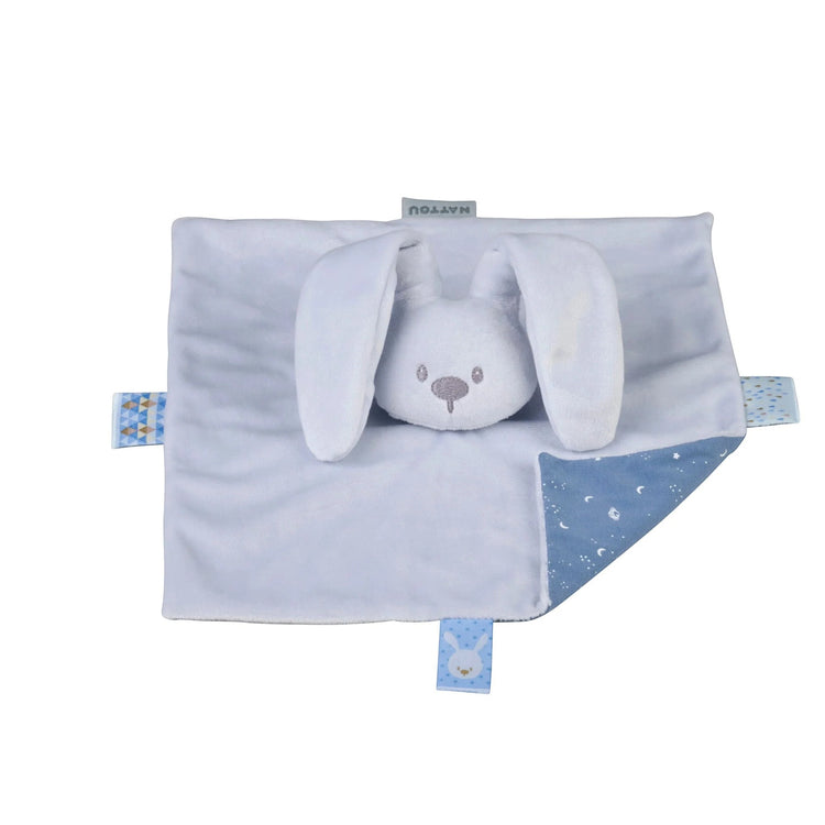 LAPIDOU. Comforter doudou Rabbit glow in the dark (pastel blue)