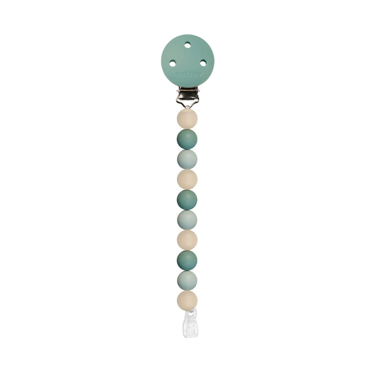 SILICON. Pacifinder clip 25cm green / beige / sage