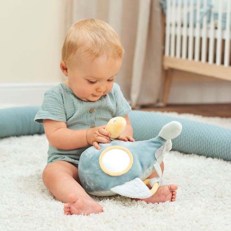 ROMEO, JULES & SALLY. Activity cuddly whale