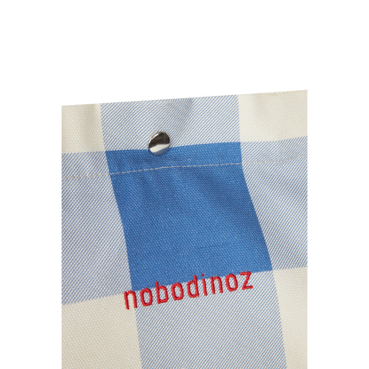 PORTOFINO. Τσάντα Tote Blue Checks