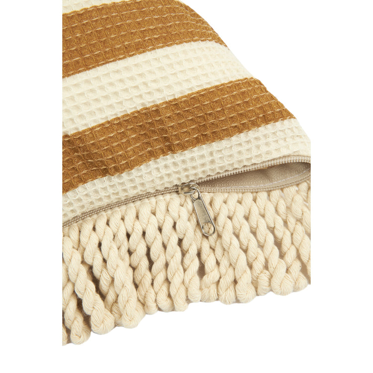 PORTOFINO. Αδιάβροχο μαξιλάρι Honey Stripes Waffle 35 x 23 εκ.