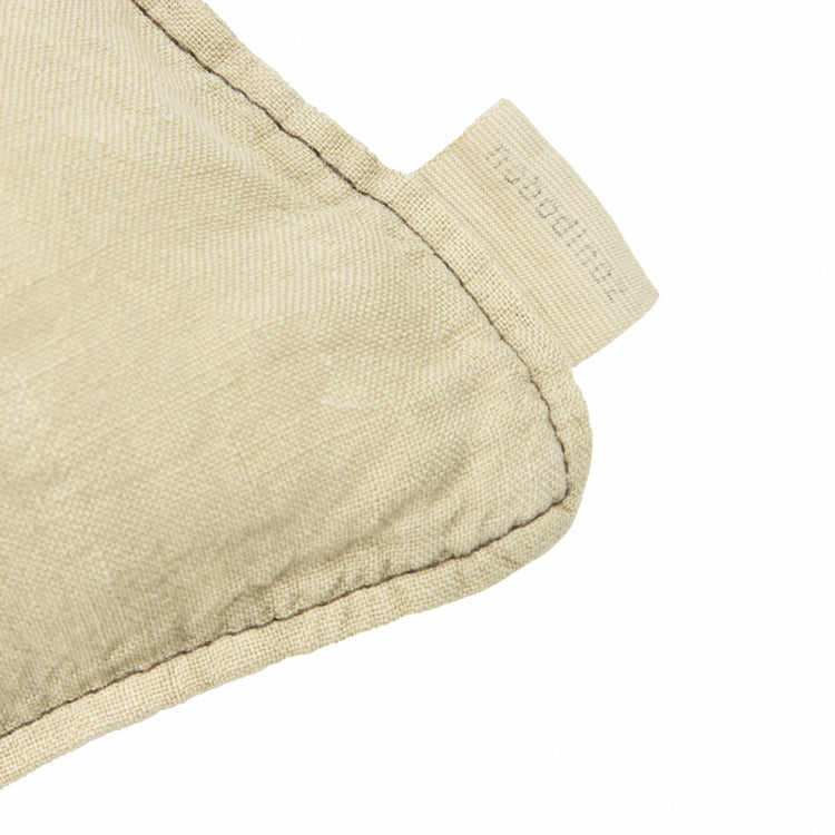 L1N0. Embroidered rectangular cushion Green Tea 50x30