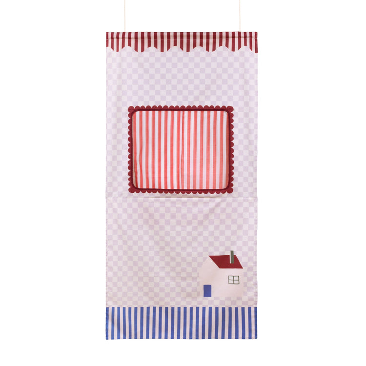 VIBES. Door Theater Lilac Checks Sweet Home 74x150