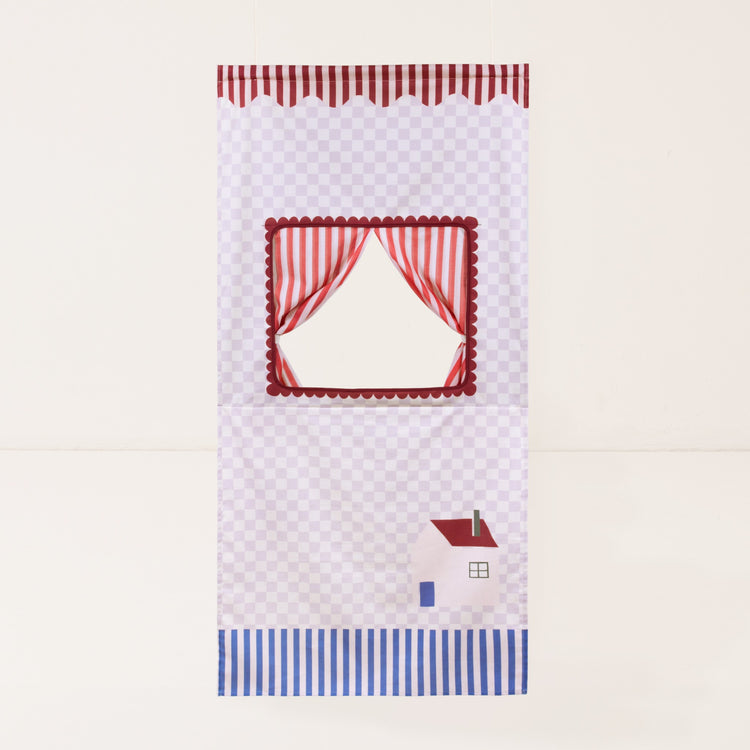 VIBES. Door Theater Lilac Checks Sweet Home 74x150