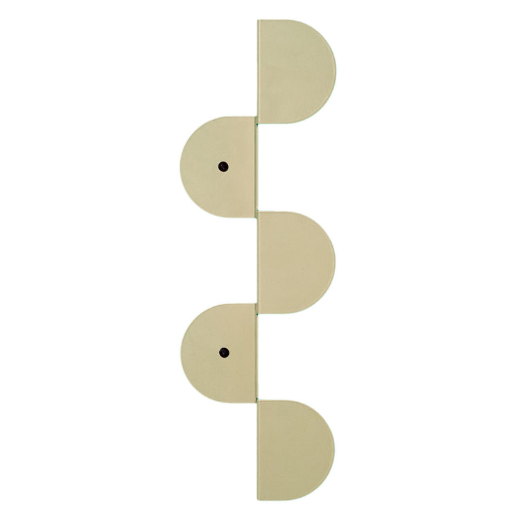 VIBES. Vibes Wall Coat Rack Green Tea 37x12x4