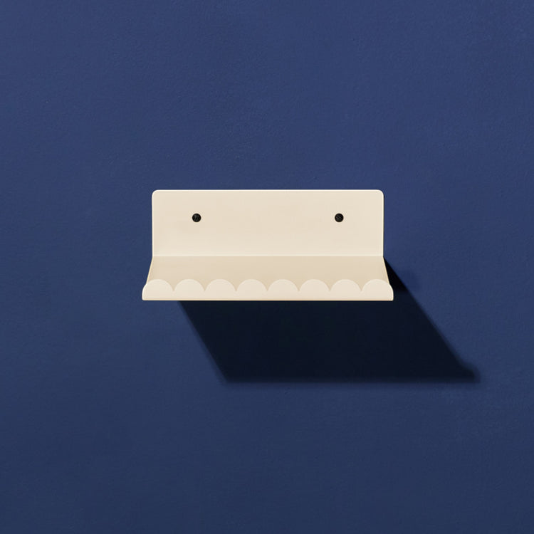 VIBES. Ράφι τοίχου μικρό Ivory 20x16x6 εκ.