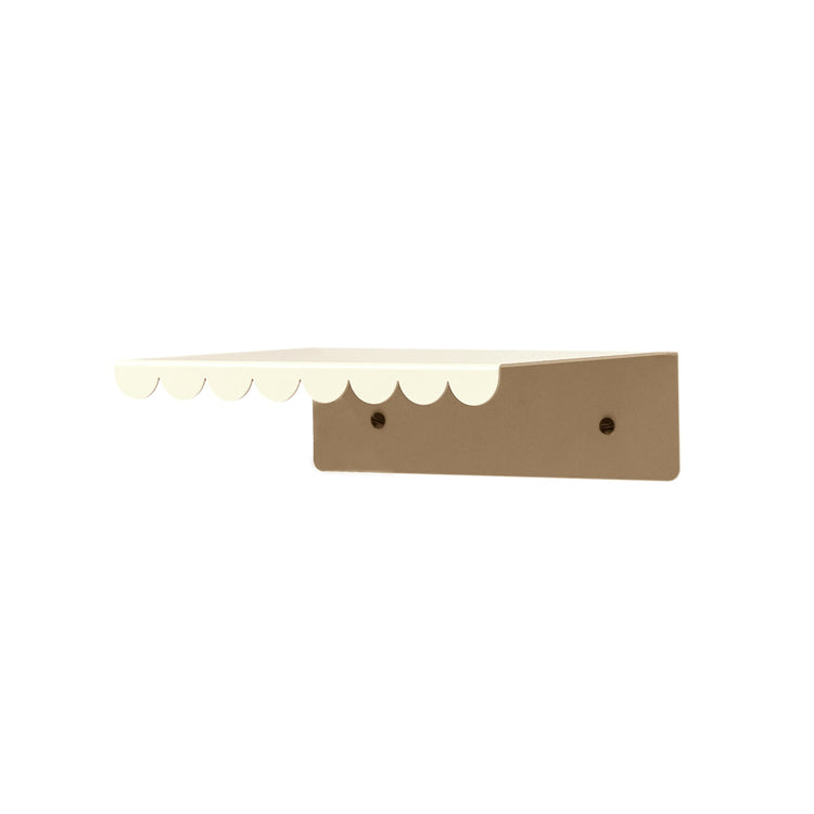 VIBES. Ράφι τοίχου μικρό Ivory 20x16x6 εκ.