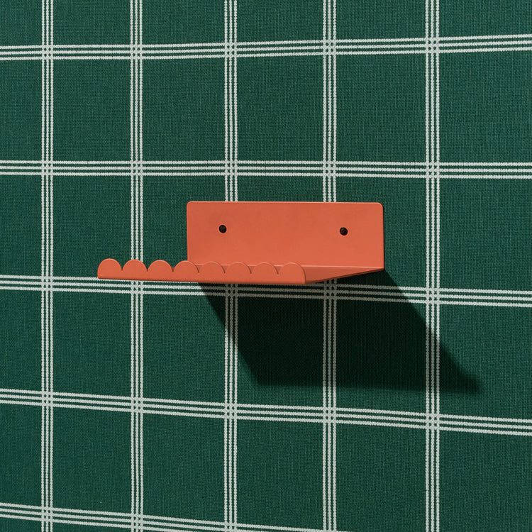 VIBES. Ράφι τοίχου μικρό Burnt Red 20x16x6 εκ.