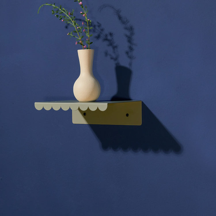 VIBES. Ράφι τοίχου μικρό Green Tea 20x16x6 εκ.