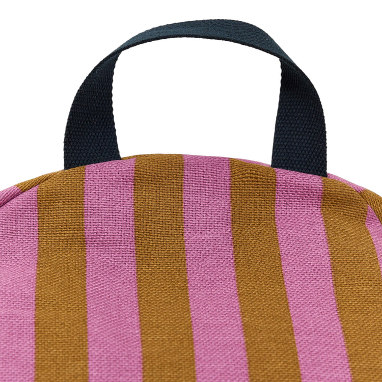 BLISS. Παιδικό πουφ Pink Curry Stripes