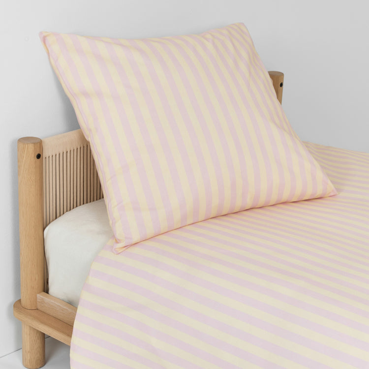 SHELDON. Μαξιλαροθήκη Pink stripes 60x60