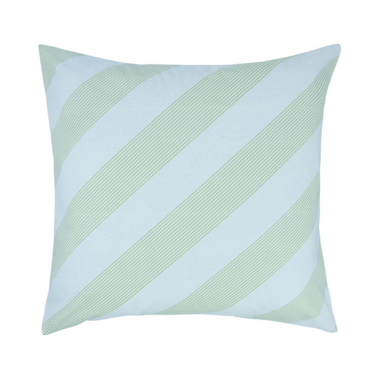 SHELDON. Μαξιλαροθήκη Green Diagonal Stripes 60x60