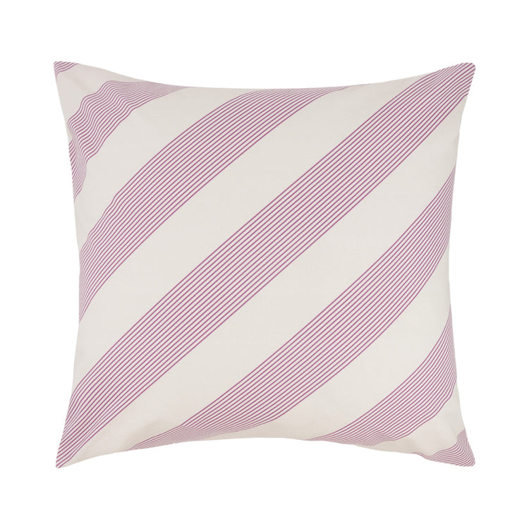 SHELDON. Μαξιλαροθήκη Lilac Diagonal Stripes 60x60