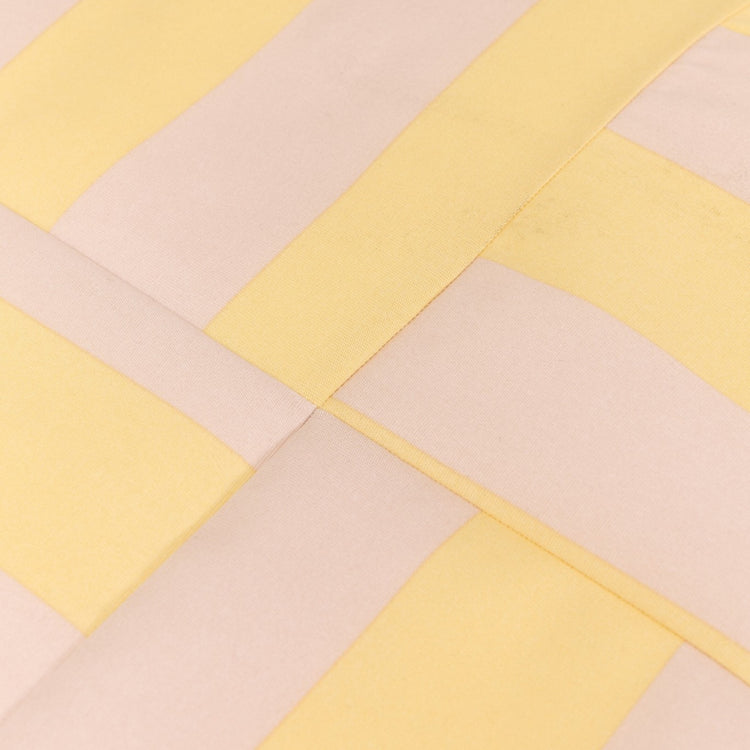OTTO. Outdoor ottoman beanbag - adult size - Yellow Pink Stripes
