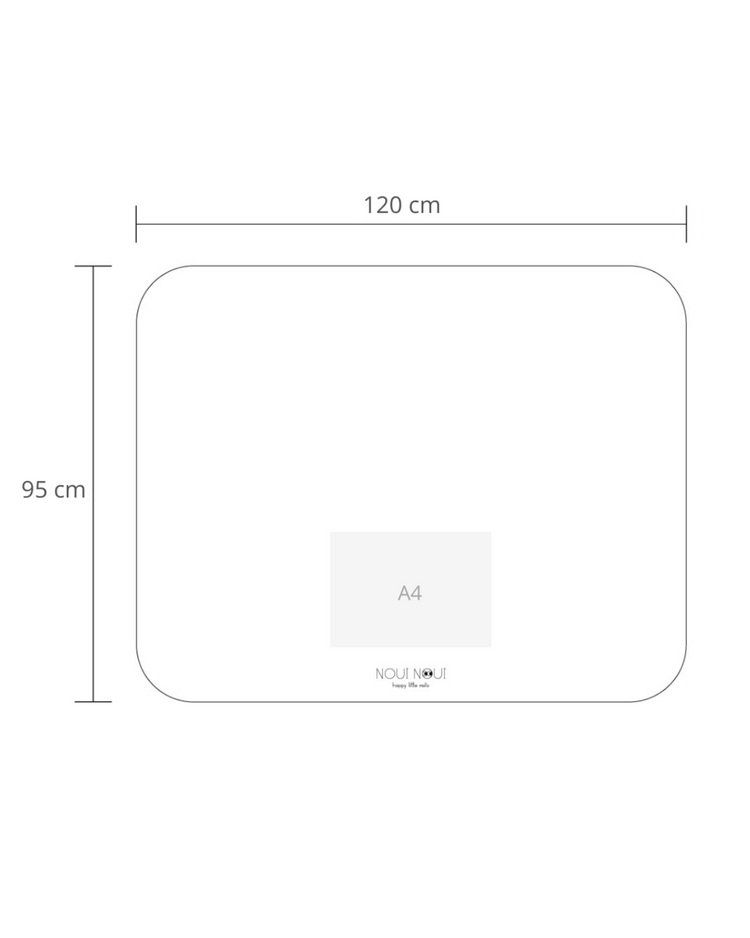 NOUI NOUI. Floor Mat - Grey Powder