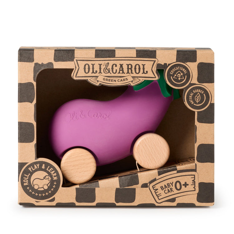 OLI&CAROL. Emma the Eggplant Car