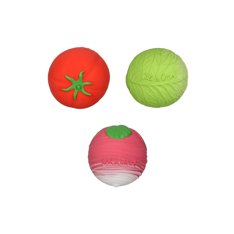 OLI&CAROL. Baby Sensory Balls Veggie Salad