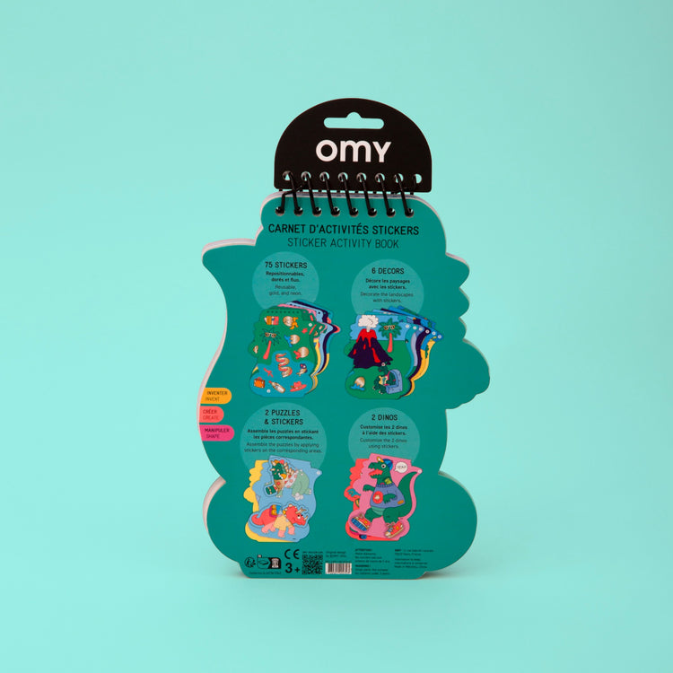 OMY. Stickers Activity Book - Dino