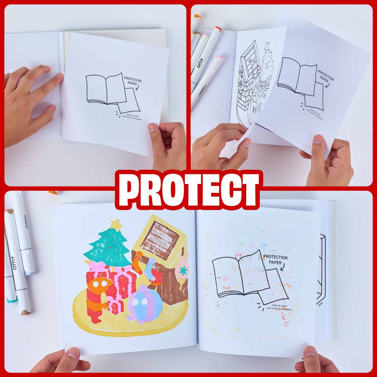 OMY. Coloring Notebook Cozy Art - Christmas