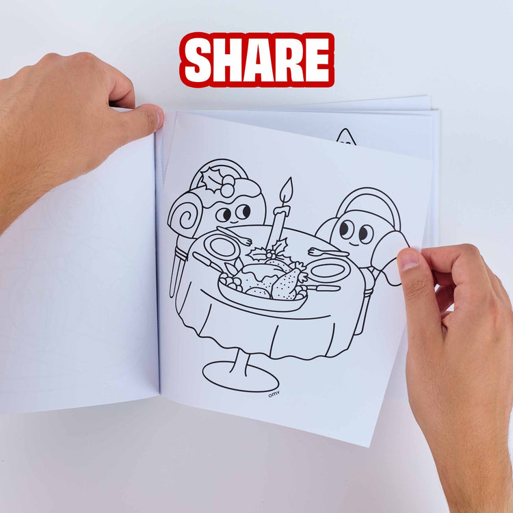 OMY. Coloring Notebook Cozy Art - Christmas