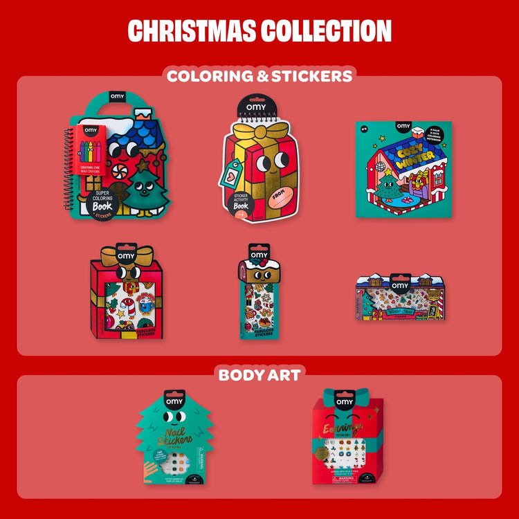 OMY. Coloring Notebook Cozy Art - Christmas