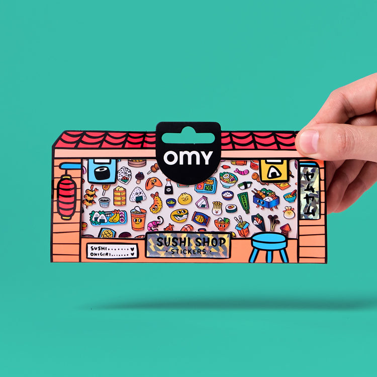 OMY. Assorted Stickers BOUTIQUE - Sushi Shop