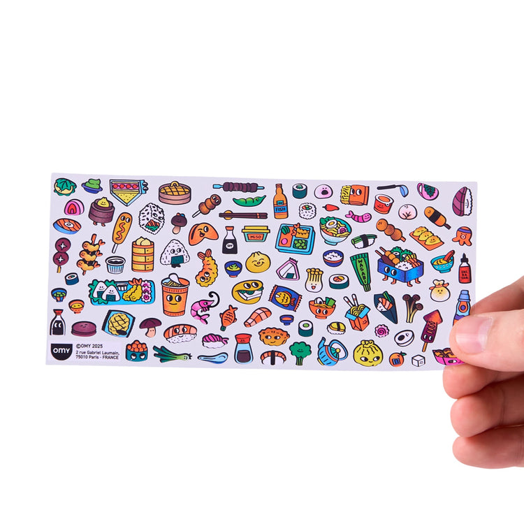 OMY. Assorted Stickers BOUTIQUE - Sushi Shop