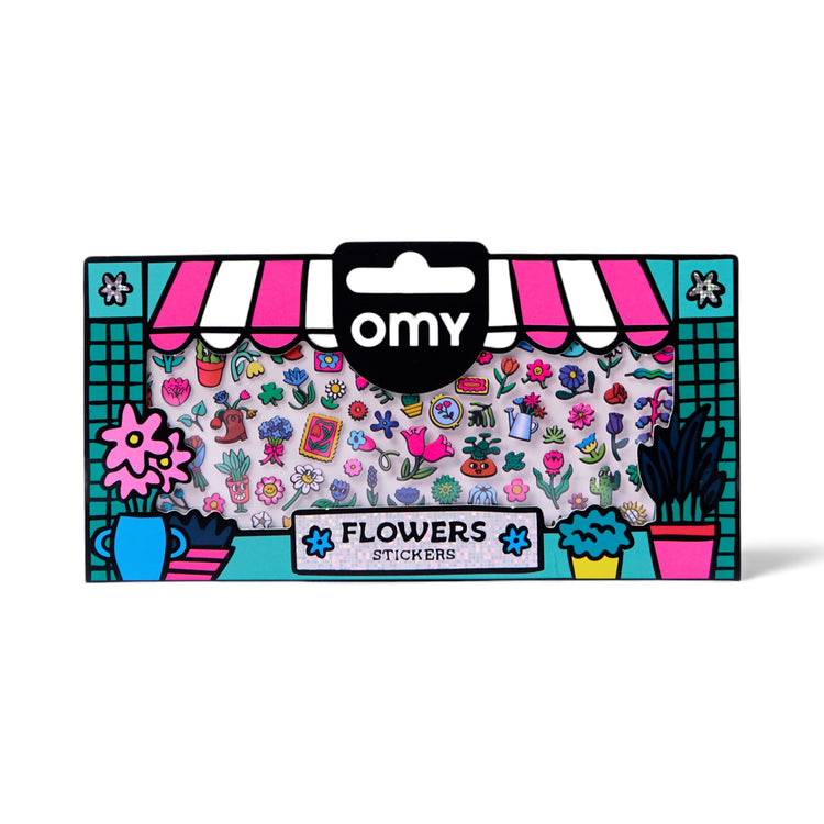 OMY. Assorted Stickers BOUTIQUE - Flower Shop
