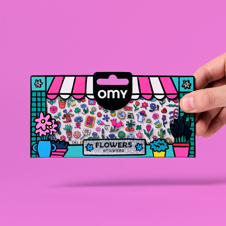 OMY. Assorted Stickers BOUTIQUE - Flower Shop
