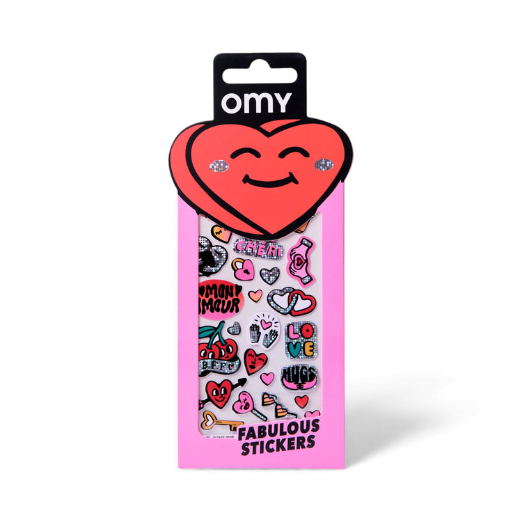 OMY. Assorted Stickers ICONIC - Love