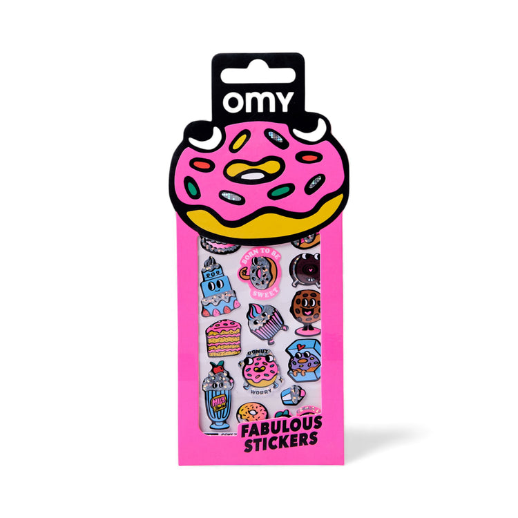 OMY. Σετ αυτοκόλλητα ICONIC - Donuts