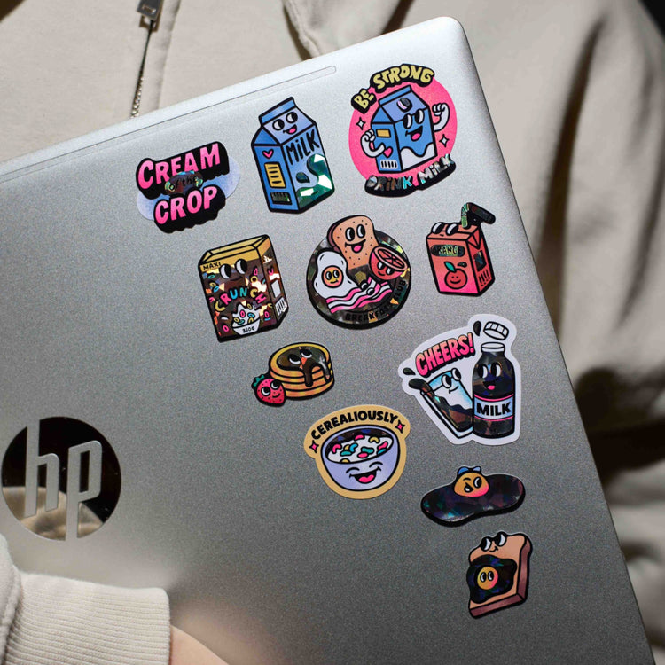 OMY. Fabulous Stickers BIG - Milk