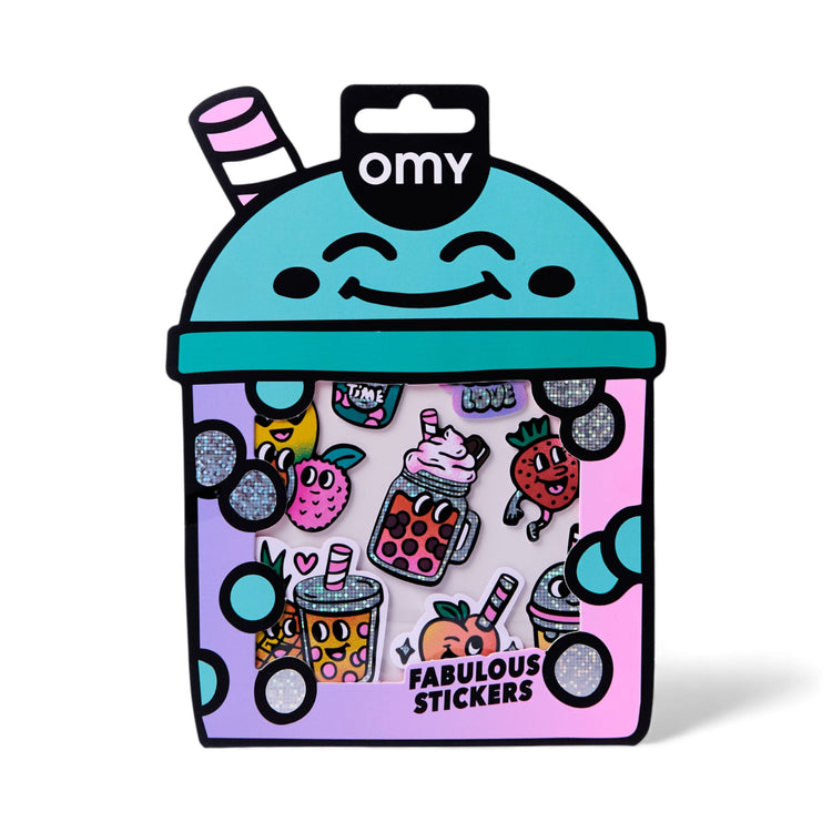 OMY. Σετ αυτοκόλλητα BIG - Bubble Tea